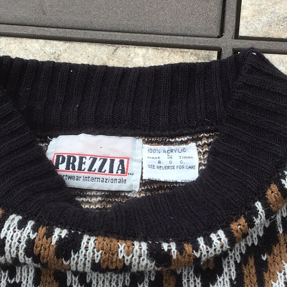 Vintage leopard crop sweater - Picture 5 of 5